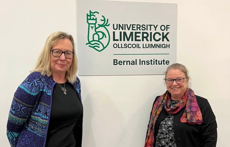 Meg Benke and Nan Travers at University of Limerick 2